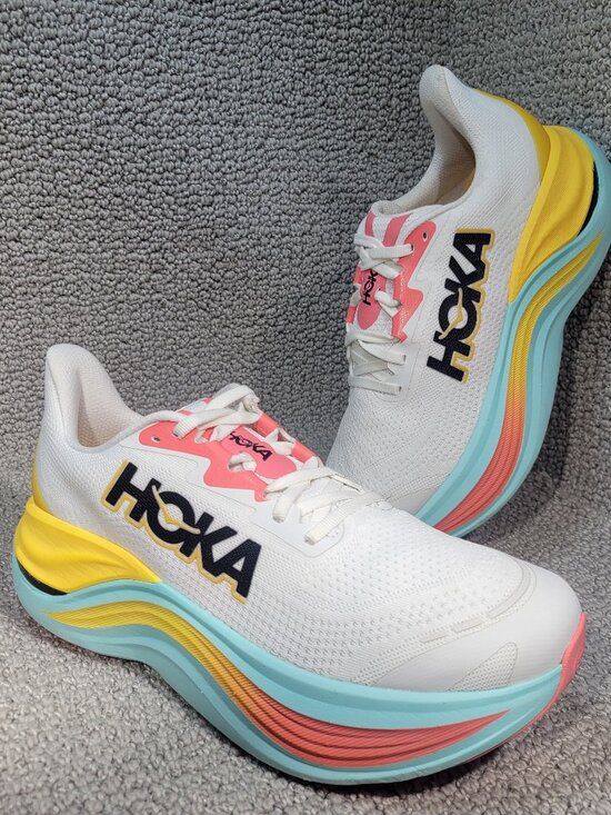 Hoka One One Shoes - Hoka One One Skyward X Women's Size 10.5B Blanc De Blanc Swim Day 1147912 BSW